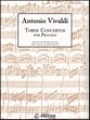 THREE CONCERTOS FOR PICCOLO cover